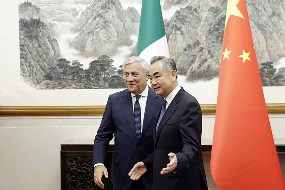 China touts benefits of its 'Belt and Road' initiative to Italy, which may end the agreement